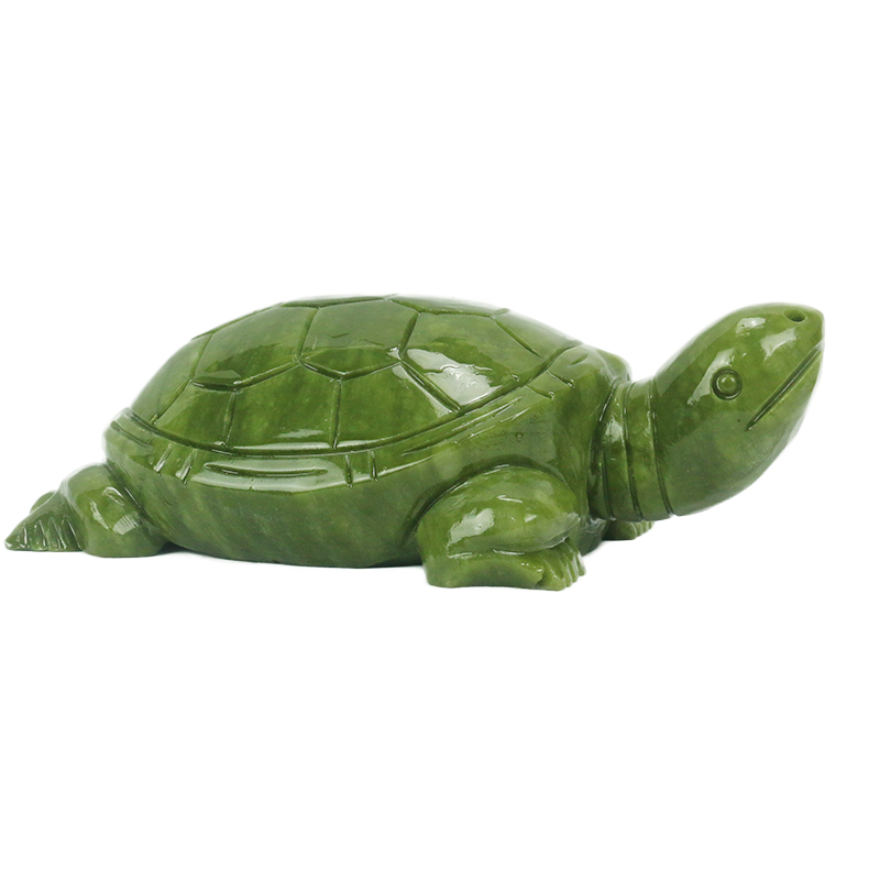 Aquarium Fish Guppy - Natural Jade/turtle Sculpture/home Decoration/feng Shui Ornaments/fish