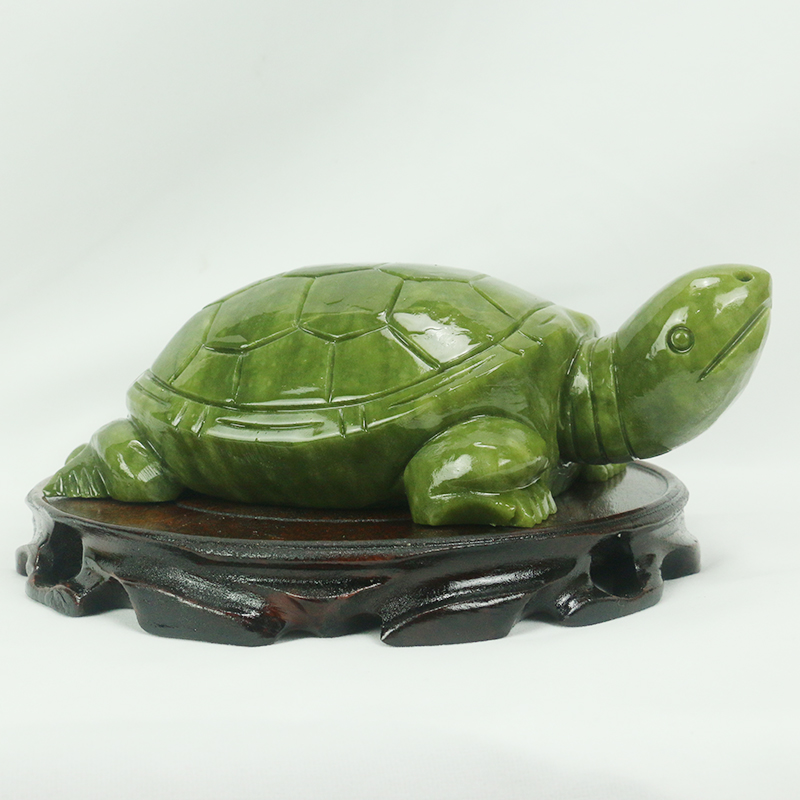 Natural Jade/turtle Sculpture/ - Aquarium Fish Guppy 评论和价格
