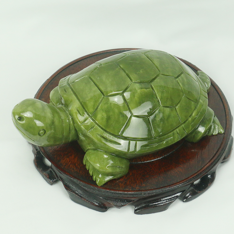 Natural Jade/turtle Sculpture/ - Aquarium Fish Guppy 评论和价格
