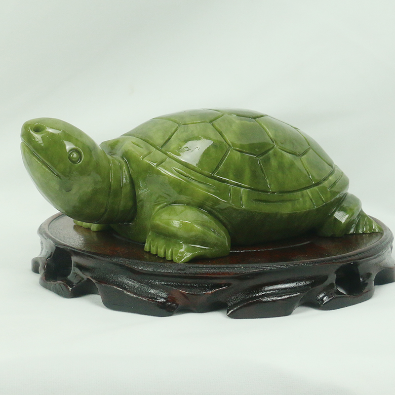 Natural Jade/turtle Sculpture/ - Aquarium Fish Guppy 评论和价格