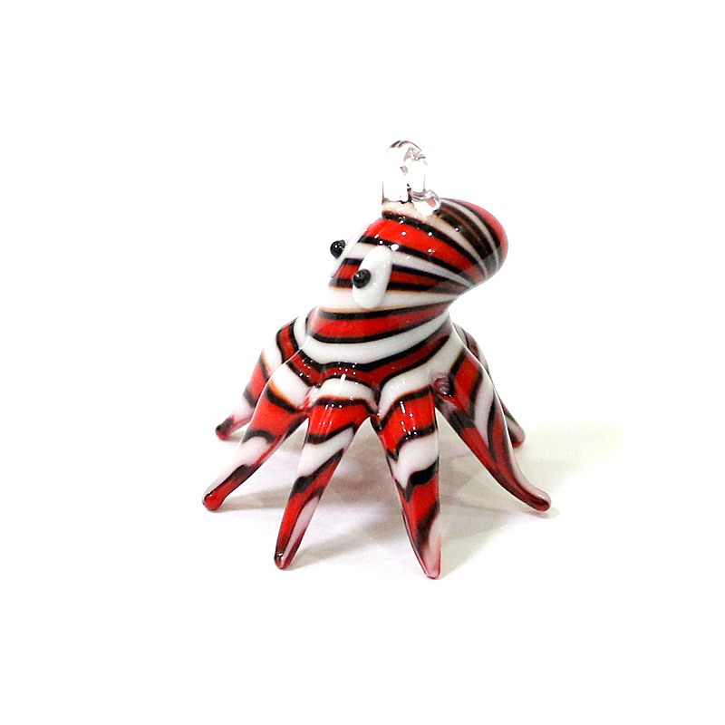 Mini Glass Octopus Pendant Cut - Aquarium Fish Marine 评论和价格