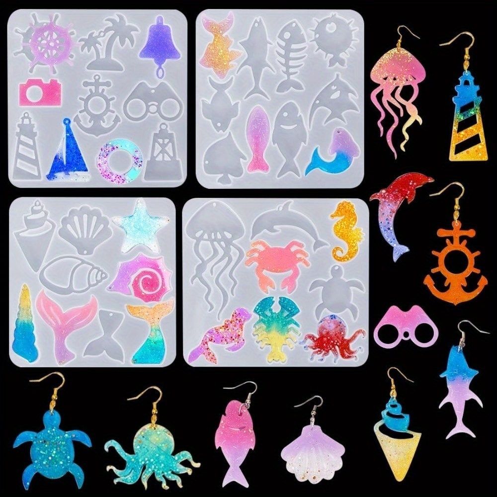 The Ocean-themed Earring And P - Aquarium Fish Marine 评论和价格