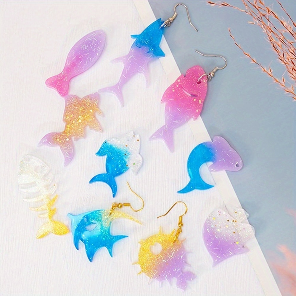 The Ocean-themed Earring And P - Aquarium Fish Marine 评论和价格