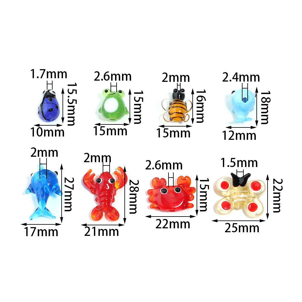 2Pcs Glass Pendant Marine Anim - Aquarium Fish Marine 评论和价格