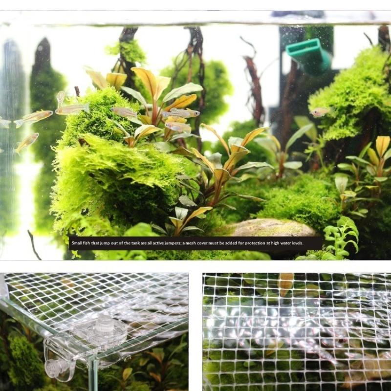 (BF06)1Pcs Fish Tank Net Anti  - Aquarium Fish Jump Guard 评论和价格