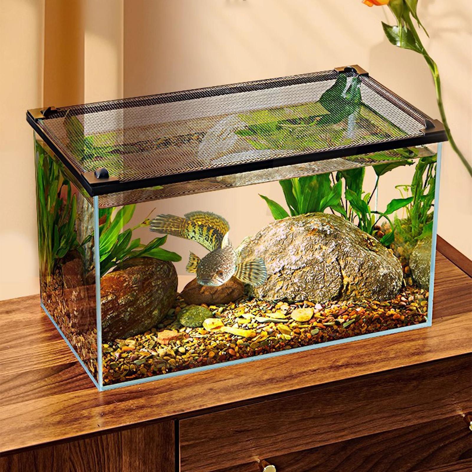 Durable Aquarium Fish Tank Lid - Aquarium Fish Jump Guard 评论和价格