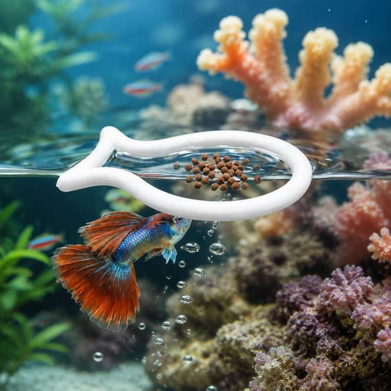Fish Shaped Floating Feeding R - Aquarium Fish Escape 评论和价格