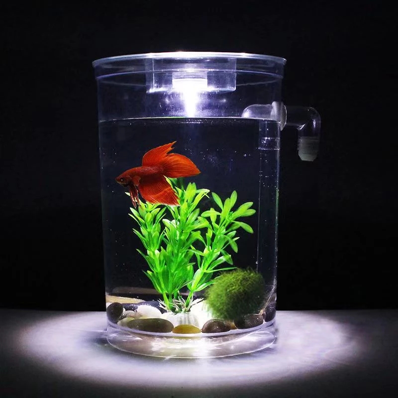 Lazy Free Water Change Desktop - Aquarium Fish Jar 评论和价格