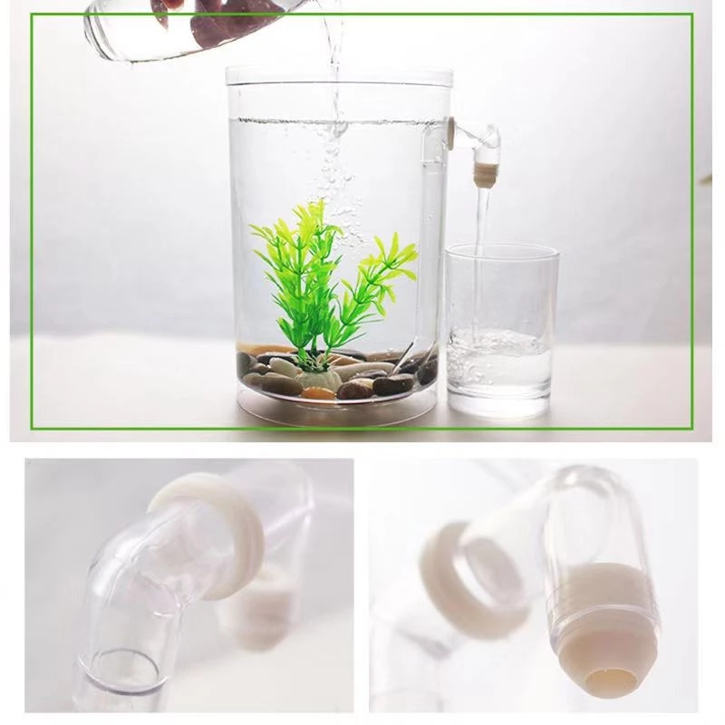 Lazy Free Water Change Desktop - Aquarium Fish Jar 评论和价格