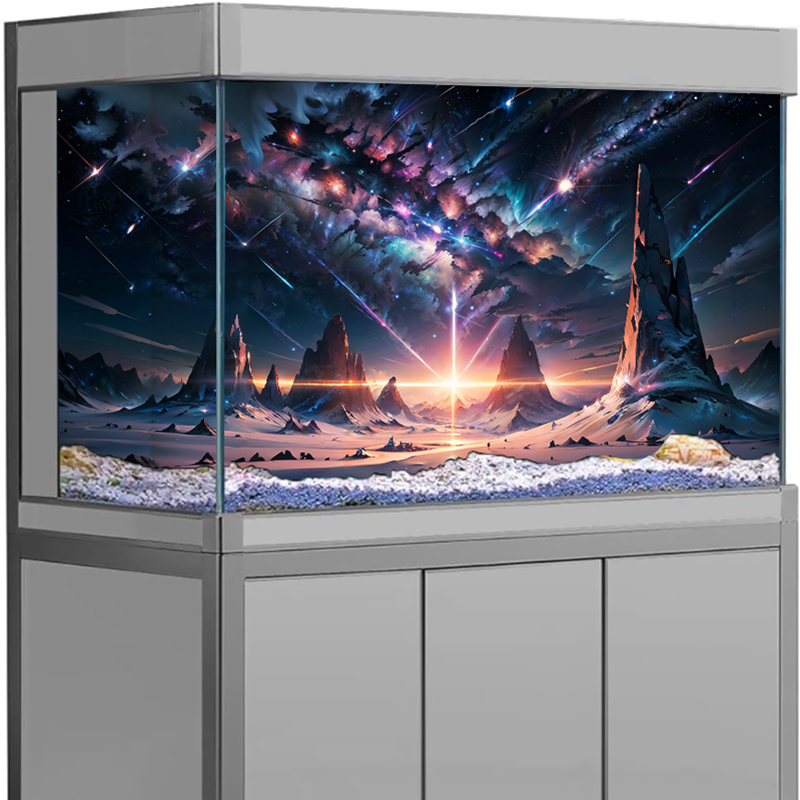 Galaxy Starry Sky PVC Aquarium - Aquarium Fish Wallpaper Hd 评论和价格