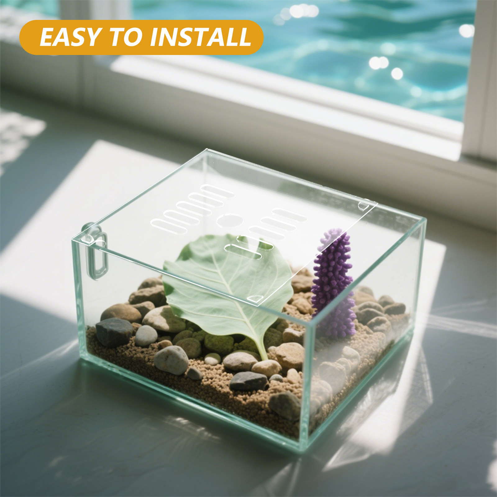 2Pcs Fish Tank Lid Acrylic 15C - Aquarium Fish Escape 评论和价格