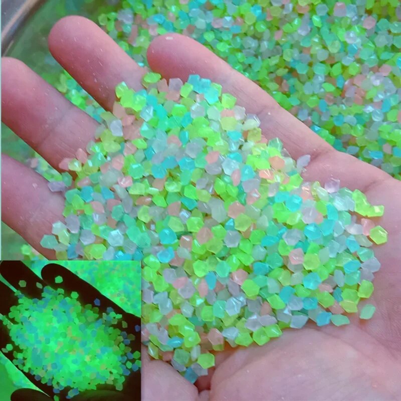 1000pcs 3-5mm Luminous Sand Gl - Aquarium Fish Guppy 评论和价格