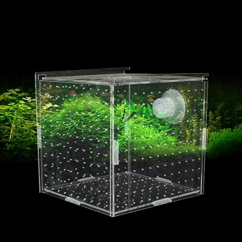 Acrylic Isolation Box Fish Tan - Aquarium Fish Net Small 评论和价格