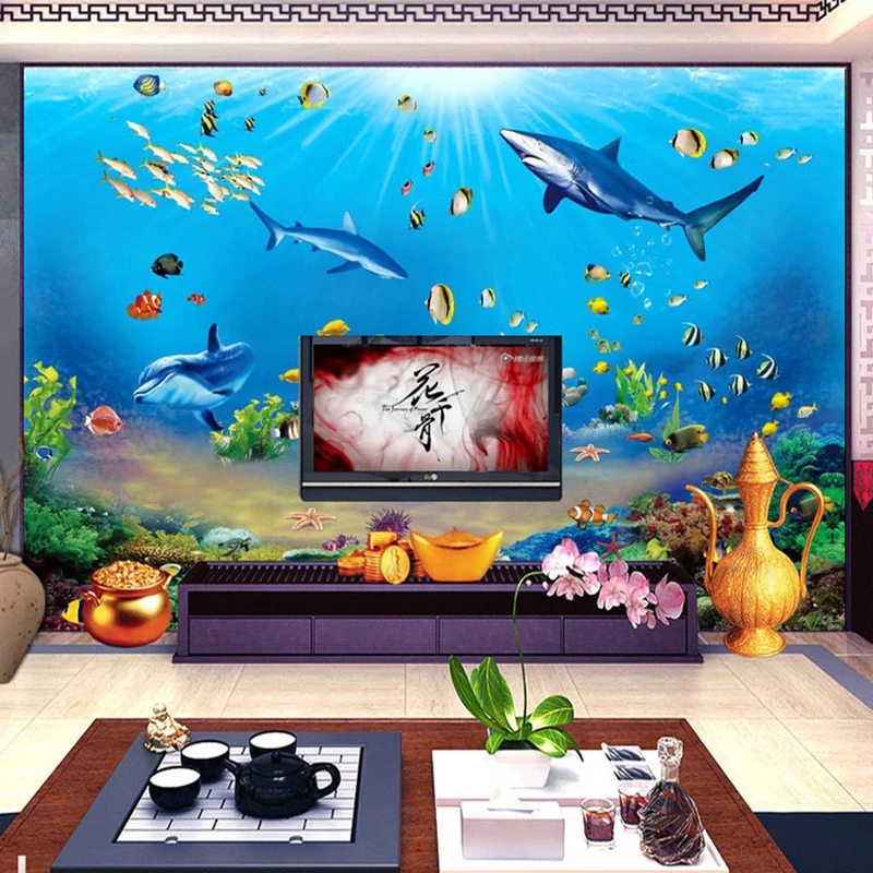 Customized Wallpaper HD Underw - Aquarium Fish Wallpaper Hd 评论和价格