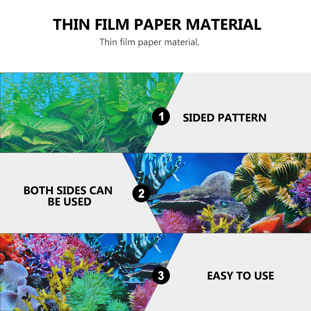 Fish Tank Background Paper Thi - Aquarium Fish Poster 评论和价格