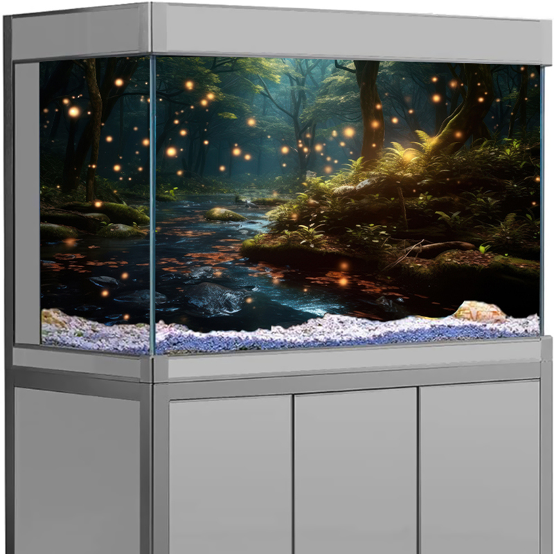 Enchanted Forest Aquarium Back - Aquarium Fish Wallpaper Hd 评论和价格