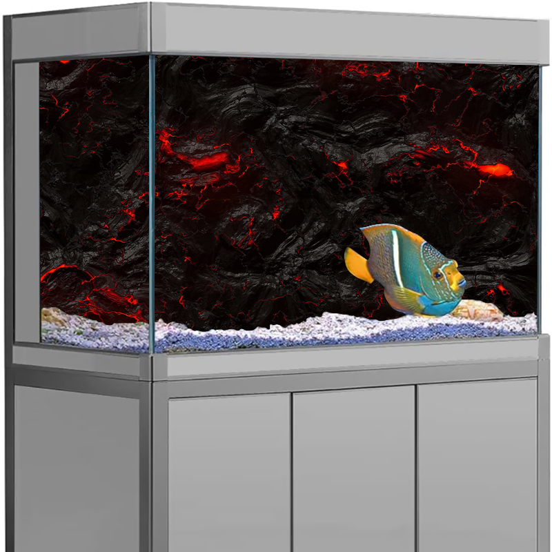 Lava Stone Aquarium Background - Aquarium Fish Wallpaper Hd 评论和价格