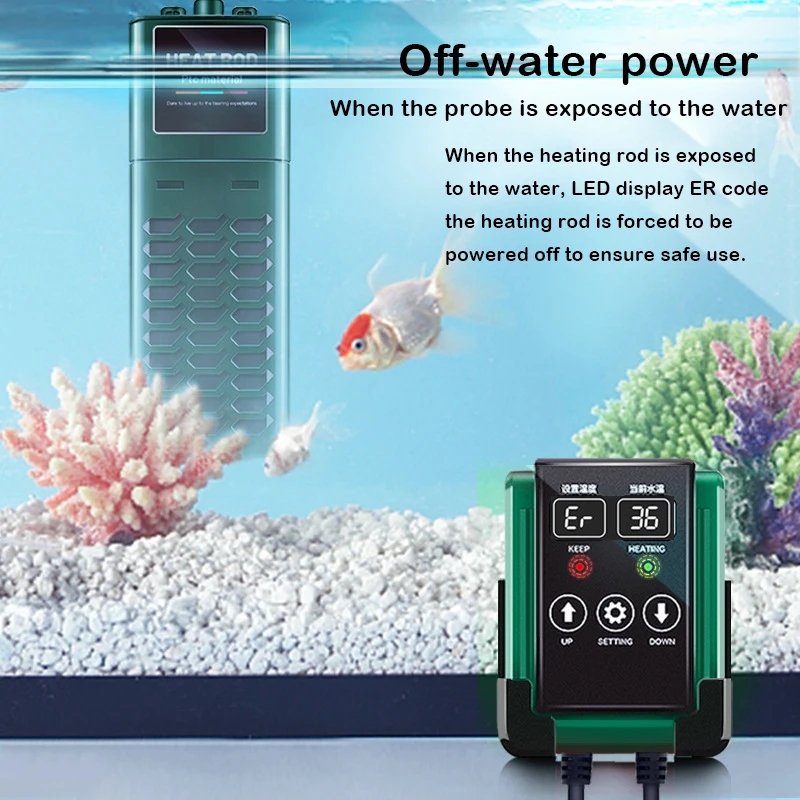 Adjustable Water Heating Rod f - Aquarium Fish Uk 评论和价格