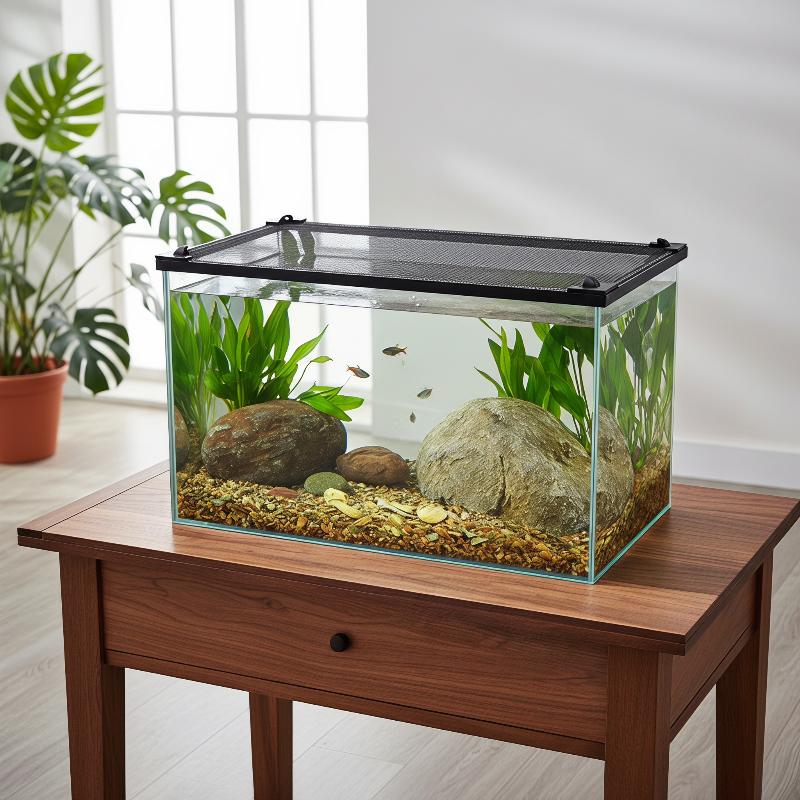 Magnetic Fish Tank Anti Jump M - Aquarium Fish Jump Guard 评论和价格