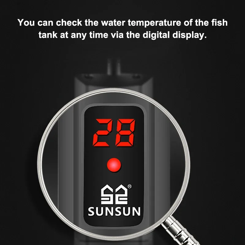 Aquarium Heating Rod LCD Displ - Aquarium Fish Uk 评论和价格