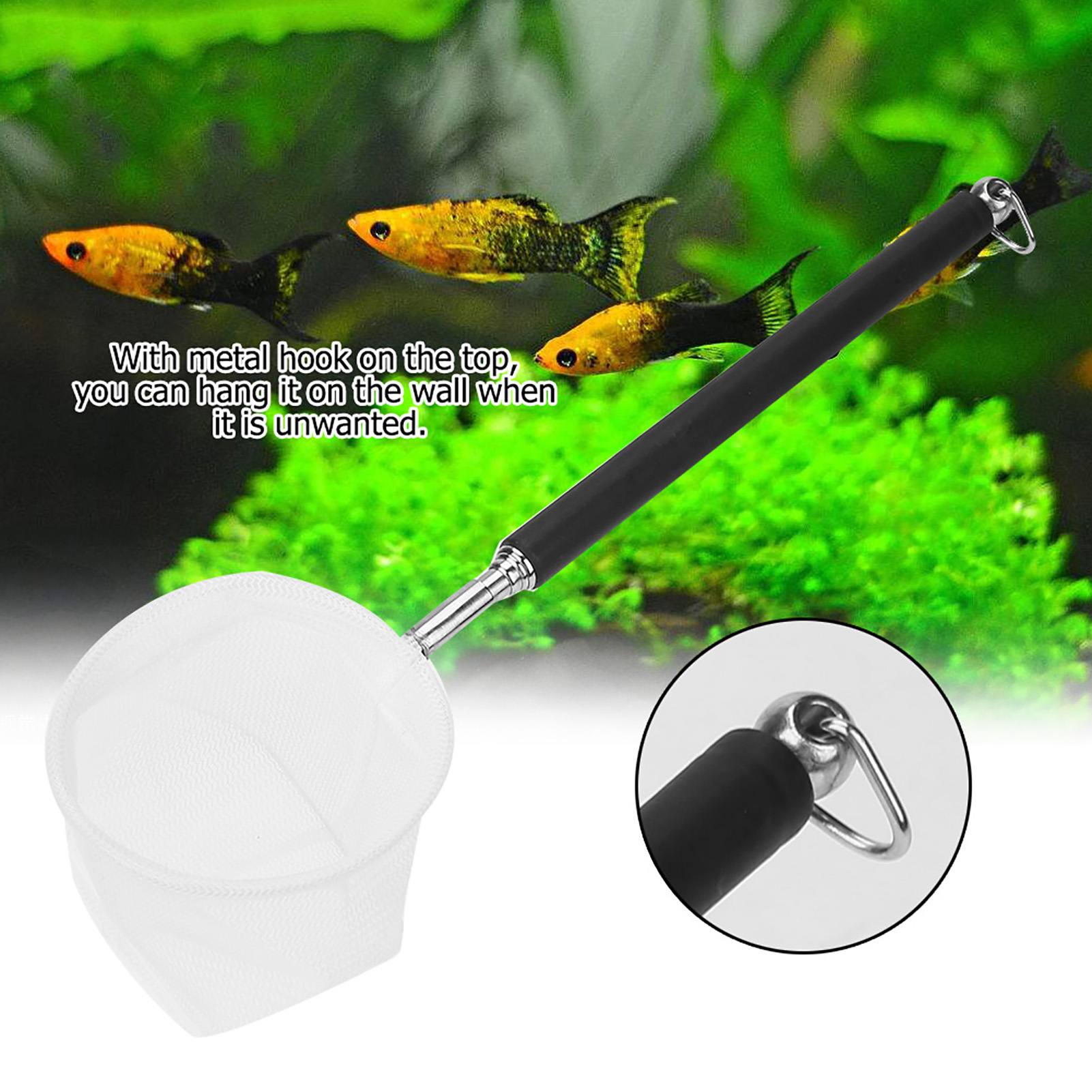 Adjustable Aquarium Fishing Ne - Aquarium Fish Net Small 评论和价格