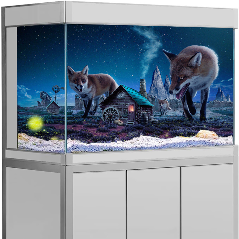 Aquarium Background Sticker My - Aquarium Fish Poster 评论和价格