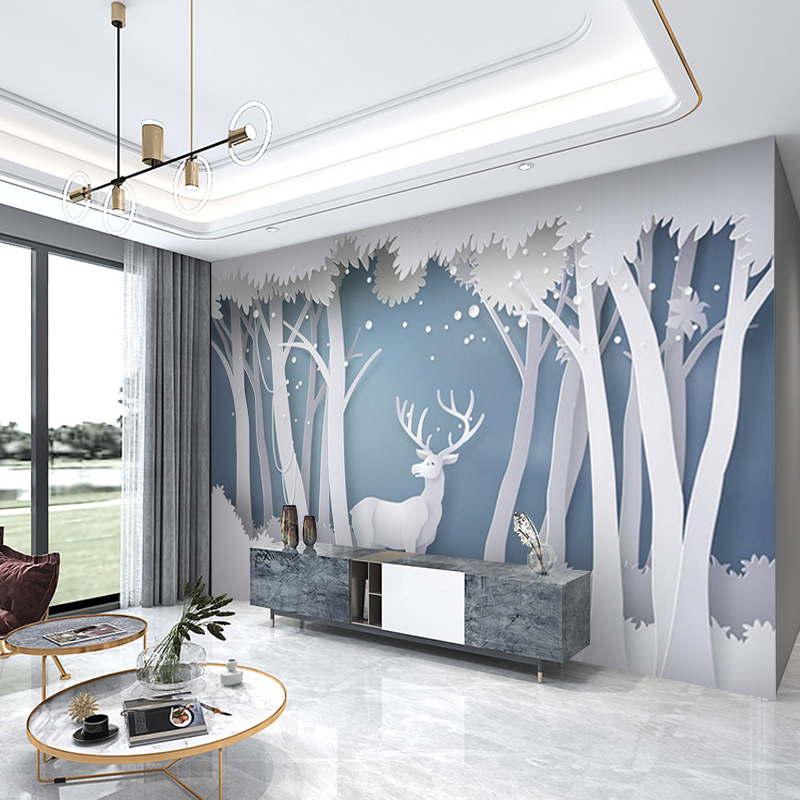 TV background wall decoration  - Background Film 3D 评论和价格