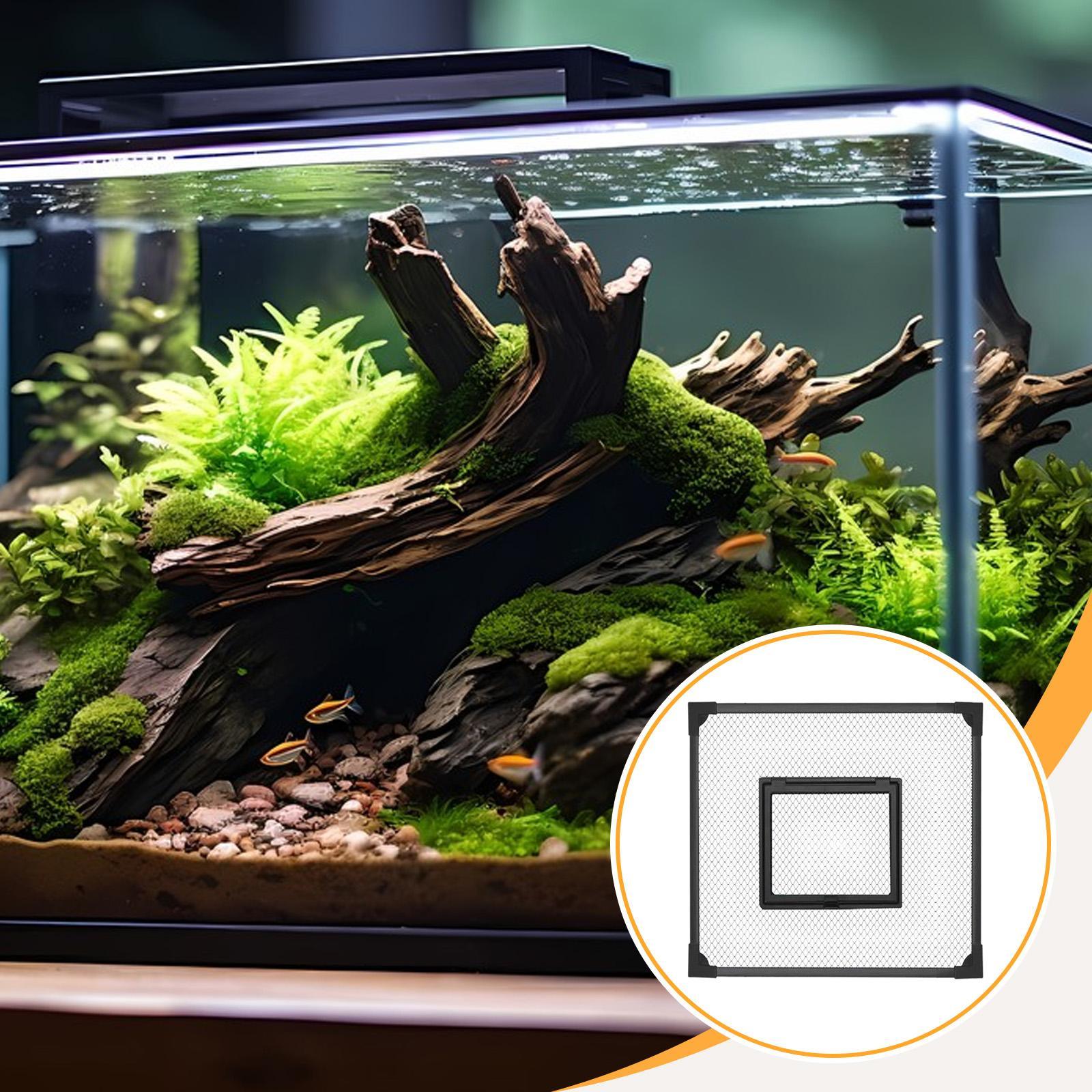 Fish Tank Mesh Screen Net Dura - Aquarium Fish Jump Guard 评论和价格