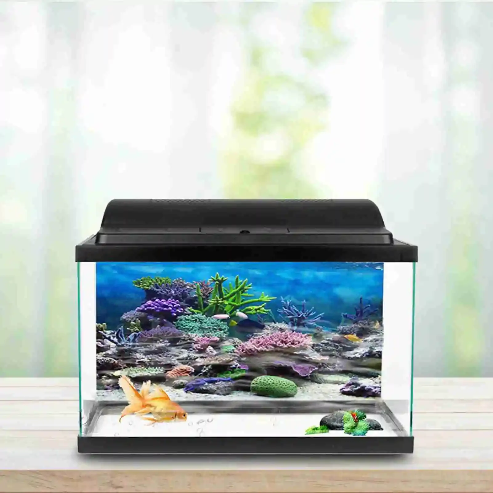 3D Aquarium Landscape Poster R - Aquarium Fish Wallpaper Hd 评论和价格