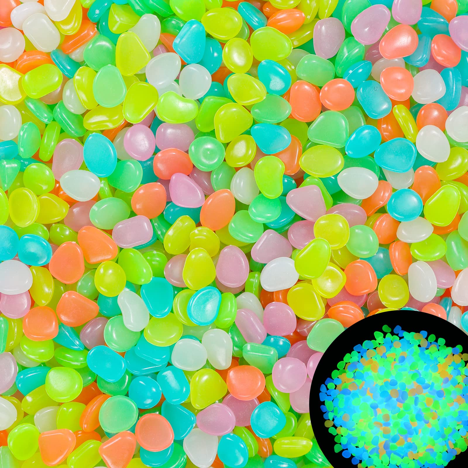 100Pcs Glow in the Dark Garden - Aquarium Fish Guppy 评论和价格