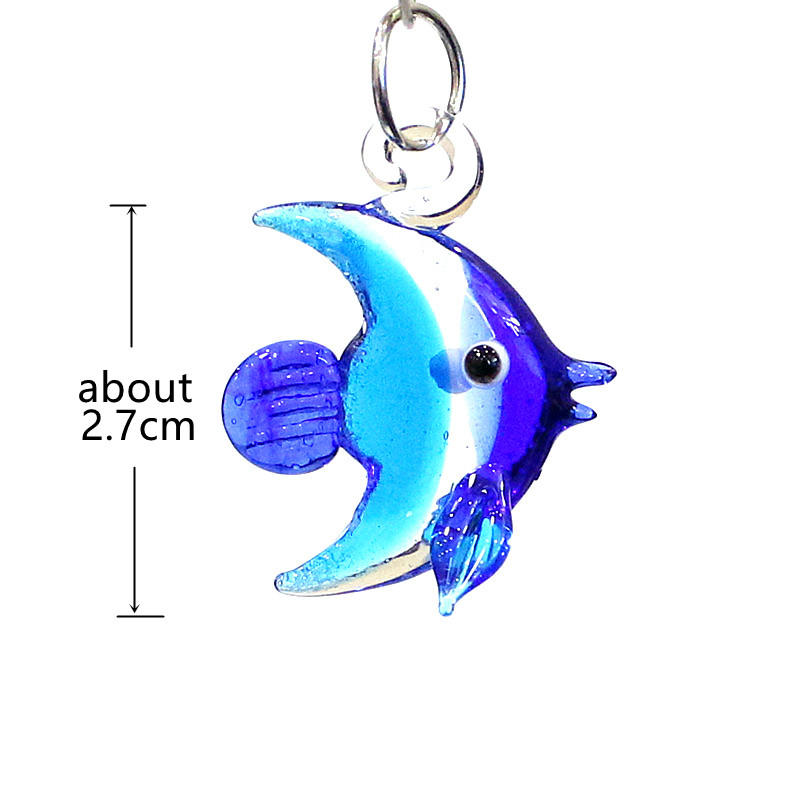 2pcs Mini Fish Glass Pendant C - Aquarium Fish Marine 评论和价格