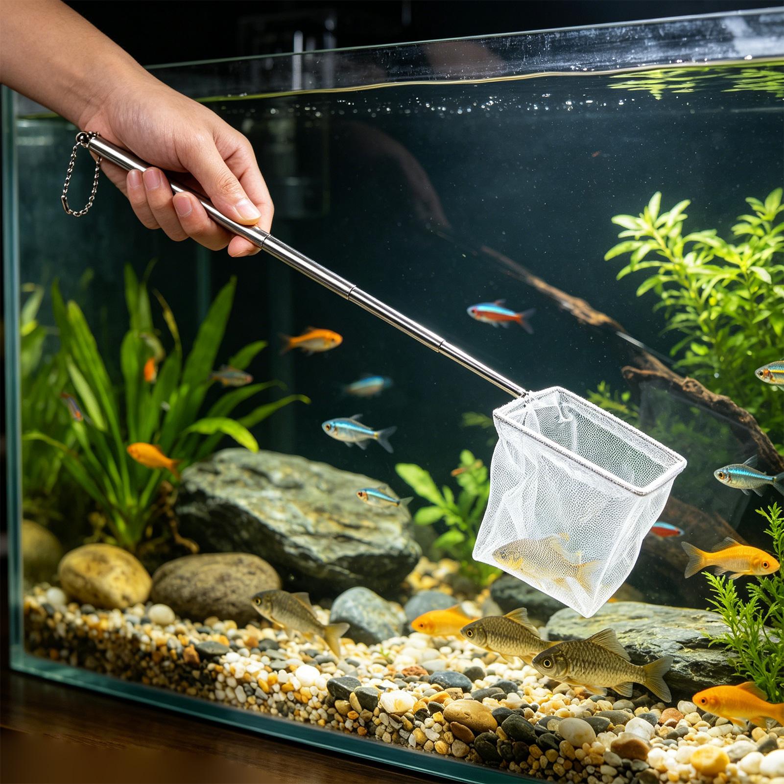 2pcs Small Fish Net Telescopic - Aquarium Fish Net Small 评论和价格