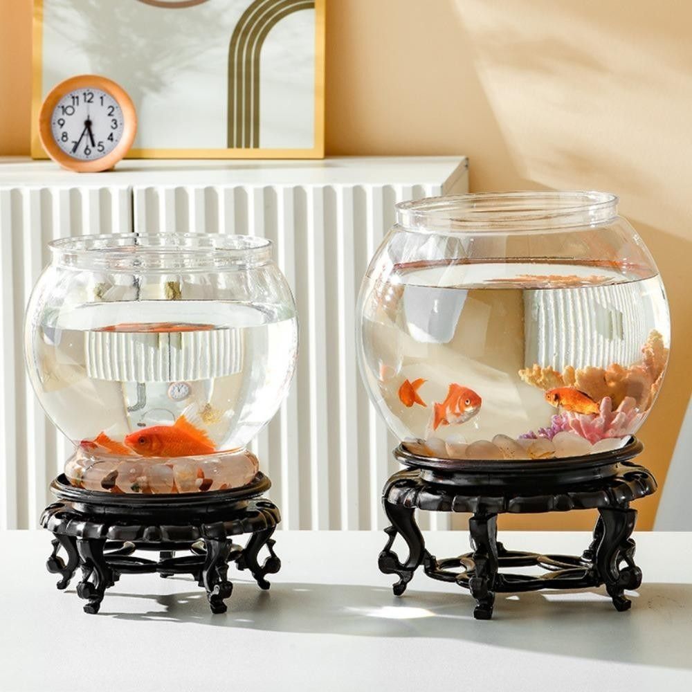 New Transparent Fish Tank Roun - Aquarium Fish Jar 评论和价格