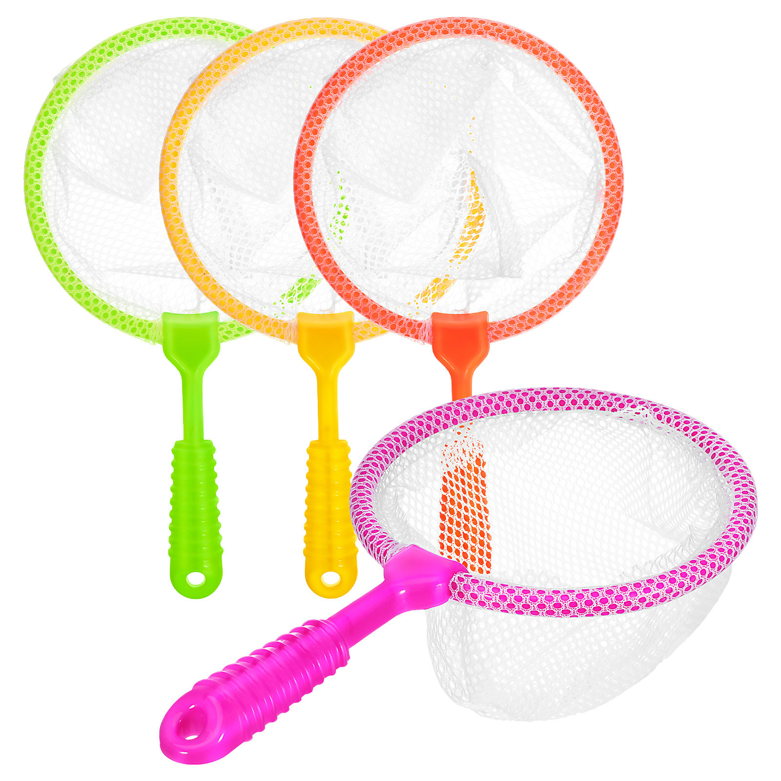 4Pcs Fine Mesh Kids Fishing Ne - Aquarium Fish Net Small 评论和价格
