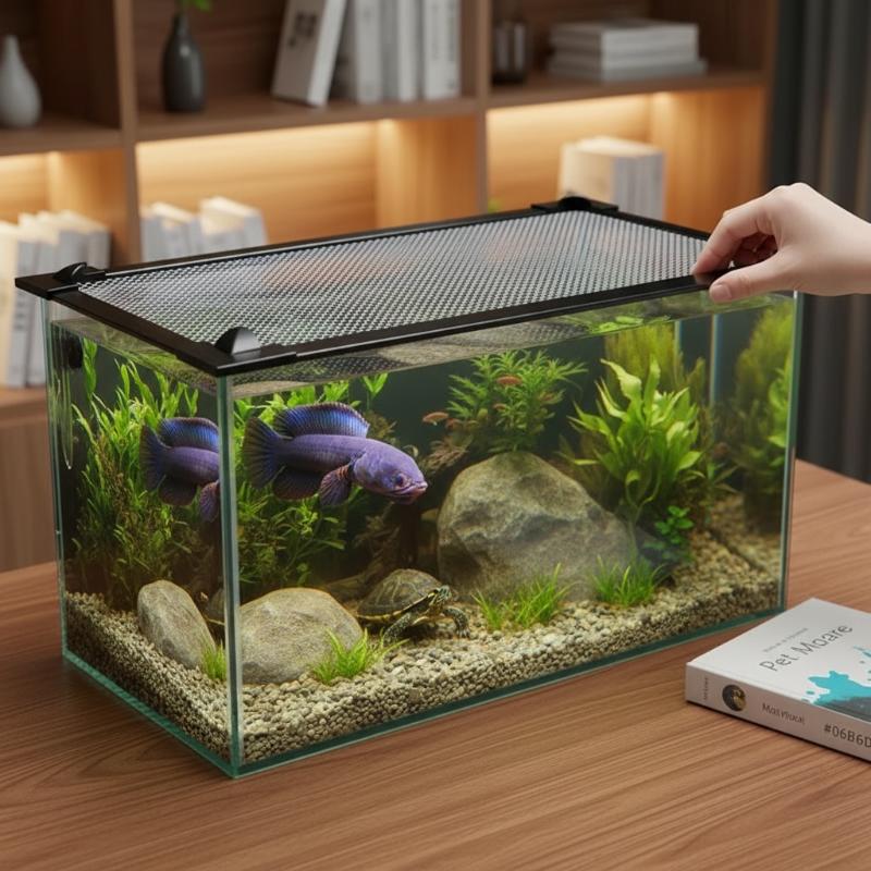 Magnetic Fish Tank Anti Jump M - Aquarium Fish Jump Guard 评论和价格